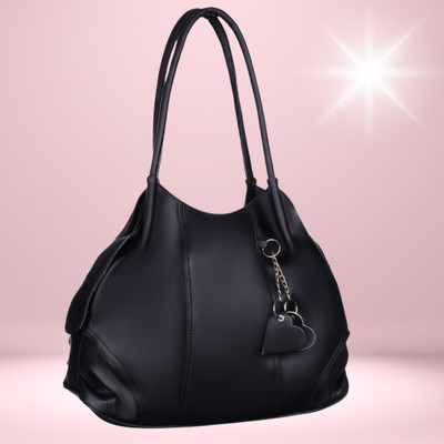 HIGHFI Women Black Shoulder Bag