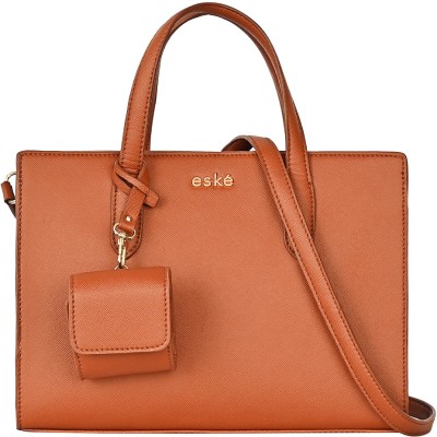 eske Women Tan Handbag