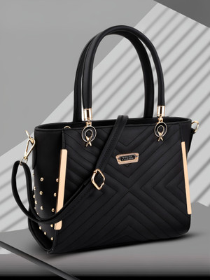 Fiesto fashion Women Black Hand-held Bag