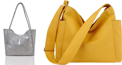 Trendycraft Women Yellow, Black Tote(Pack of: 2)