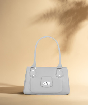 FL first look Women Grey Shoulder Bag