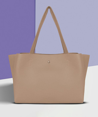 aesthetic Women Beige Shoulder Bag