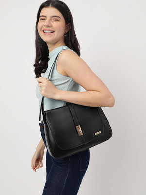 Fastrack Women Black Shoulder Bag