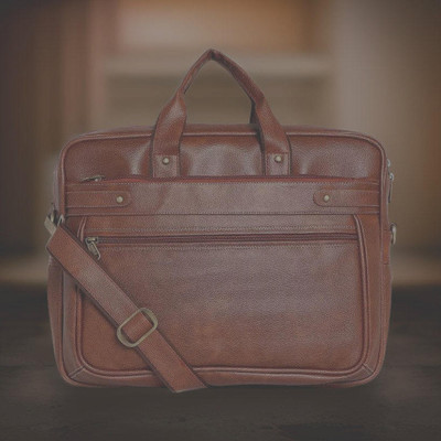 JairaJ Men & Women Tan Messenger Bag