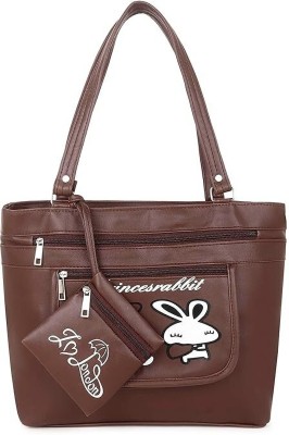 Chic Styles Women Brown Tote