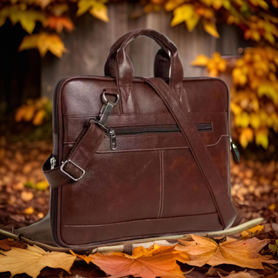 Shivra Men & Women Brown Messenger Bag