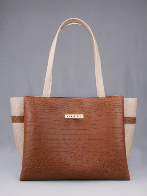CarryLux Women Tan Shoulder Bag