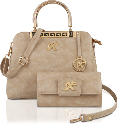 SXF SPEED X FASHION Women Beige Sling Bag