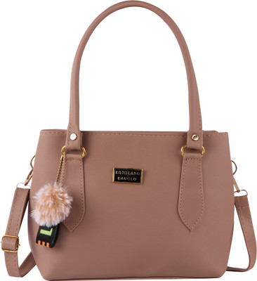 Crazy Katch Women Beige Hand-held Bag