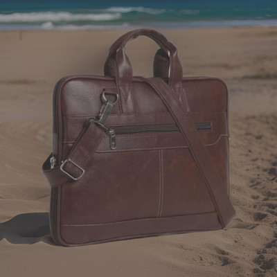 Shivra Men & Women Brown Messenger Bag