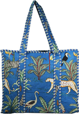 Ankit International Women Blue, Green, Yellow Tote