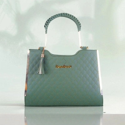 Brandroot Women Green Hand-held Bag