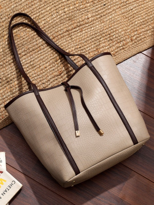 LEGAL BRIBE Women Beige Tote