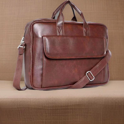 JairaJ Men & Women Brown Messenger Bag