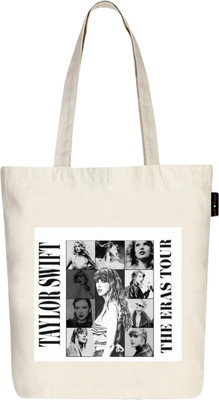 Peach Blossom Women White Tote