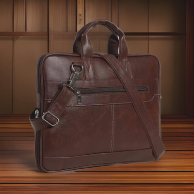 house of common Men & Women Brown Messenger Bag