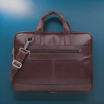 Shivra Men & Women Brown Messenger Bag