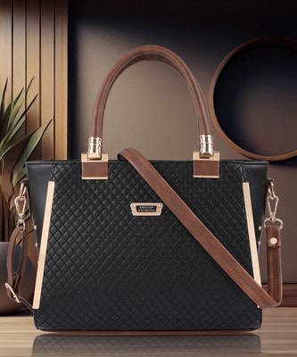 Fiesto fashion Women Black Hand-held Bag