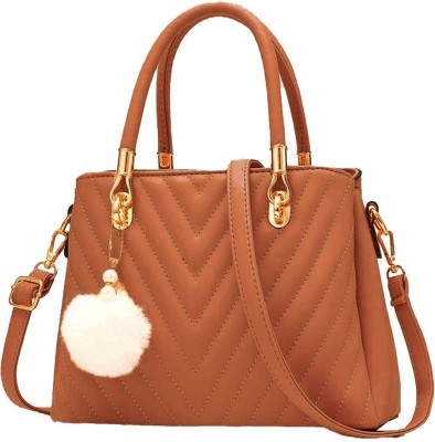 ELGO Women Brown Handbag