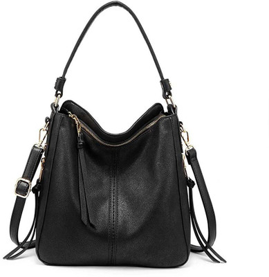Hashtip Women Black Handbag