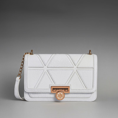 LINO PERROS Women White Satchel