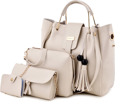 Mark & Keith Women White Hand-held Bag