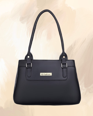 FD FASHION Women Black Shoulder Bag