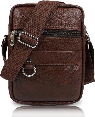 Khoska Men Brown Messenger Bag