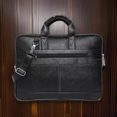 house of common Men & Women Black Messenger Bag