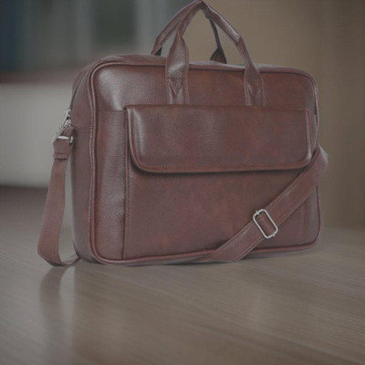 house of common Men & Women Brown Messenger Bag