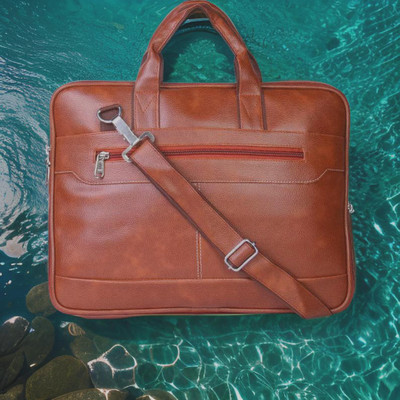house of common Men & Women Tan Messenger Bag