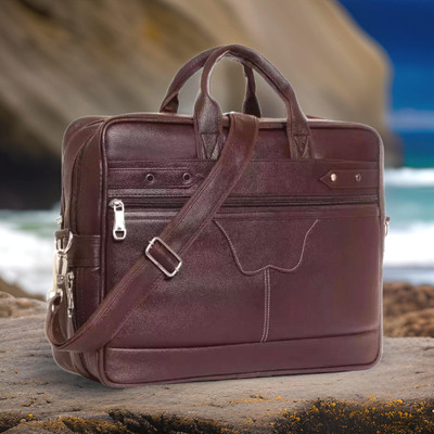 Shivra Men & Women Brown Messenger Bag