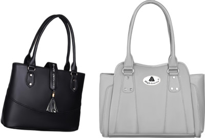 High Gravity Women Black, Black Shoulder Bag(Pack of: 2)