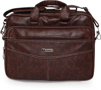 Prime Men Brown Messenger Bag