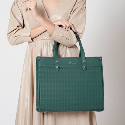 CUCKOOS LONDON Women Green Tote