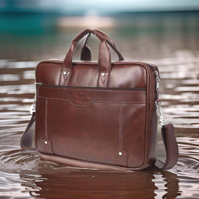 house of common Men & Women Brown Messenger Bag