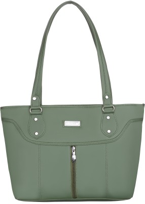 Elegant Women Green Shoulder Bag