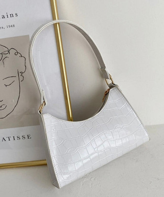 LIKE STYLE Women White Sling Bag