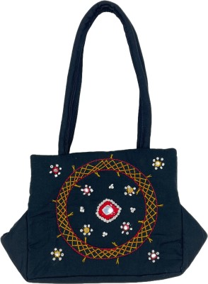SriShopify Handicrafts Women Black Hand-held Bag