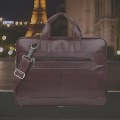 house of common Men & Women Brown Messenger Bag