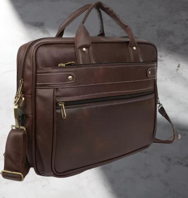 JairaJ Men & Women Brown Messenger Bag