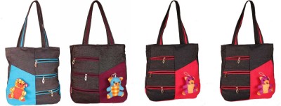 house of common Women Blue, Maroon, Red, Red Messenger Bag(Pack of: 4)