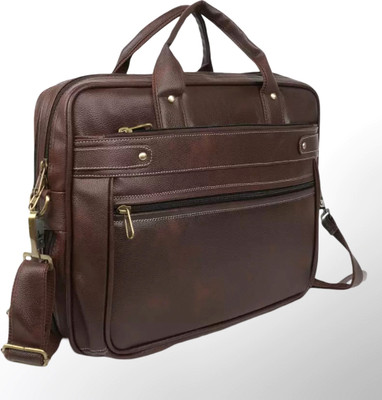 house of common Men & Women Brown Messenger Bag