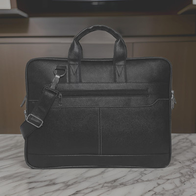 house of common Men & Women Black Messenger Bag