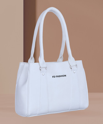 FD FASHION Women White Shoulder Bag