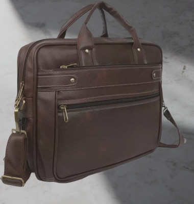 Shivra Men & Women Brown Messenger Bag
