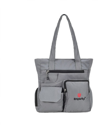 Emparky Women Grey, Black Shoulder Bag