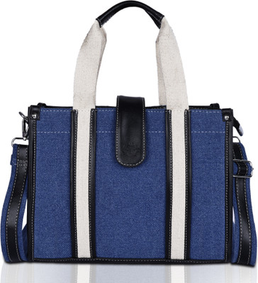 Rich Carry Women Blue, Black Hand-held Bag
