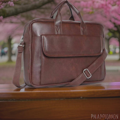 Shivra Men & Women Brown Messenger Bag