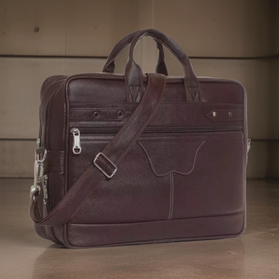 house of common Men & Women Brown Messenger Bag